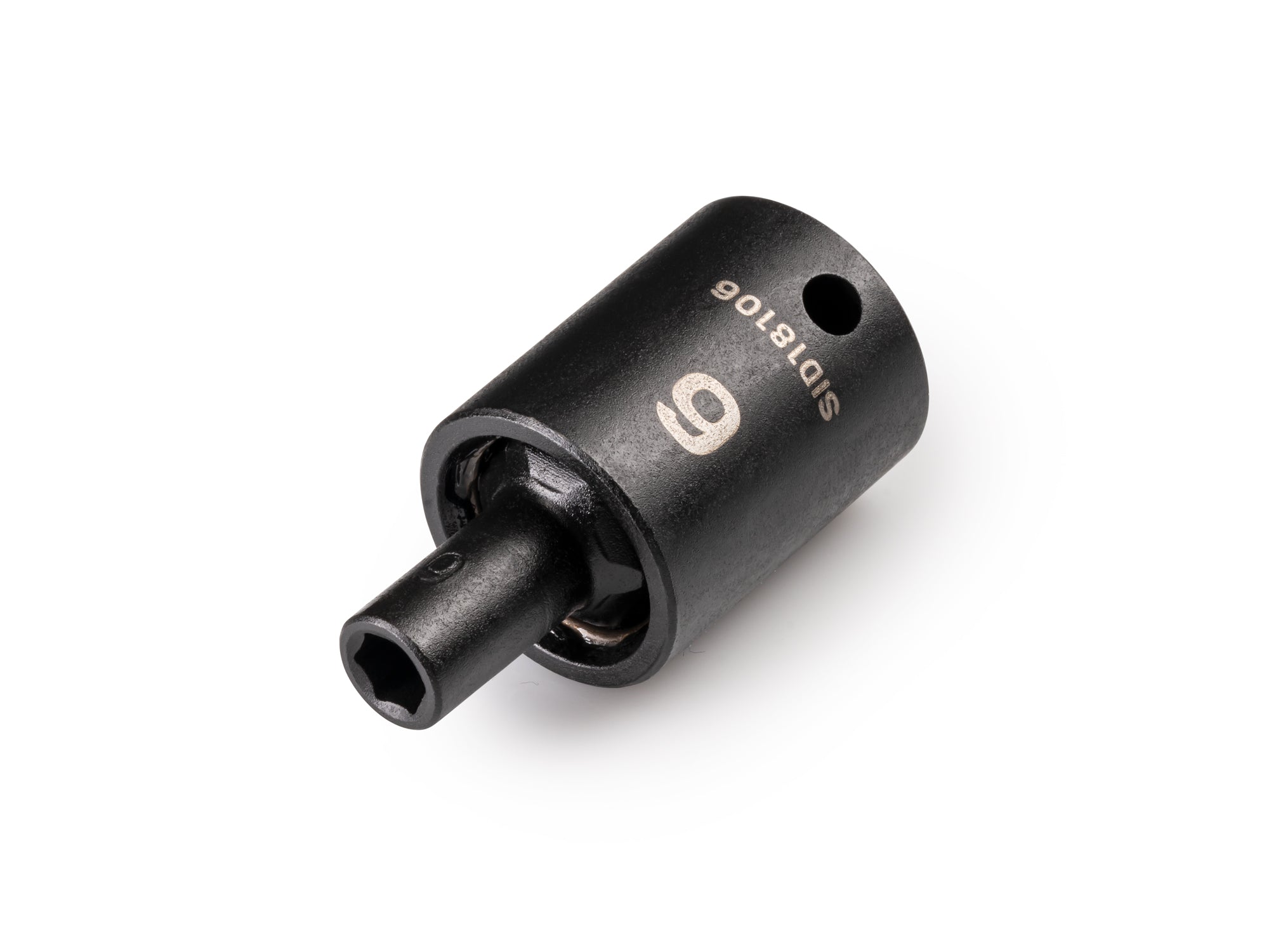3/8 Inch Drive x 6 mm Shallow 6-Point Universal Joint Impact Socket