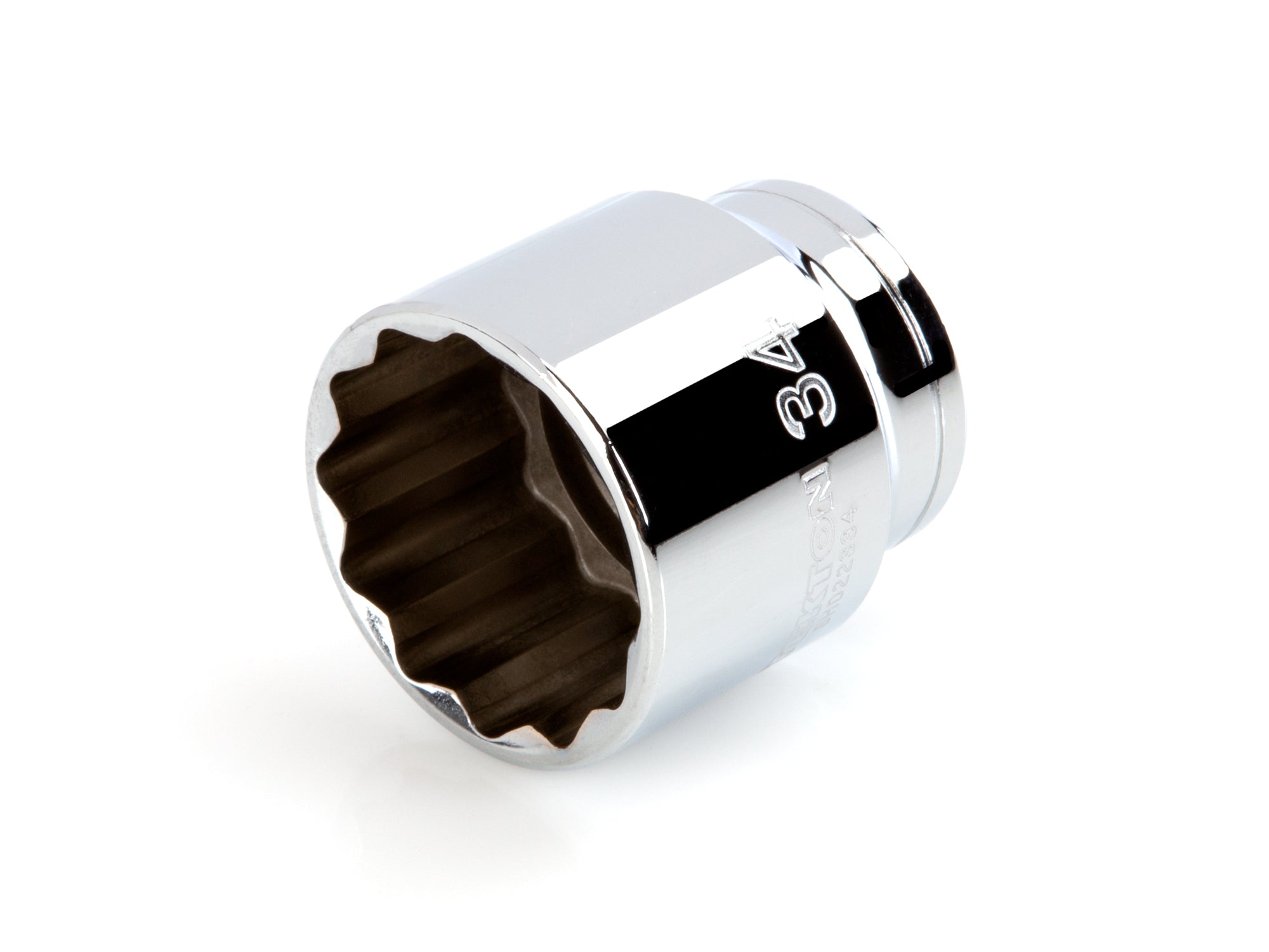 1/2 Inch Drive x 34 mm Shallow 12-Point Socket