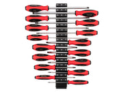 Slotted Screwdriver Set with Modular Organizers - 4, 8 Inch Shanks, 16-Piece (3 - 14 mm)