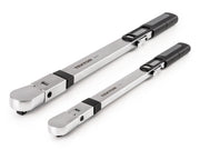3/8, 1/2 Inch Drive 72-Tooth Flex Head Split Beam Torque Wrench Set, 2-Piece (20 - 100 ft-lb, 40 - 250 ft-lb)