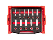 1/2 Inch Drive Shallow and Deep 12-Point Socket Set with Open Top Drawer and Rack, 22-Piece (3/8 - 1 in.)