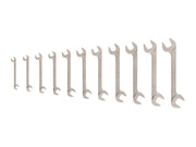 Angle Head Open End Wrench Set, 11-Piece (3/8-1 in.)