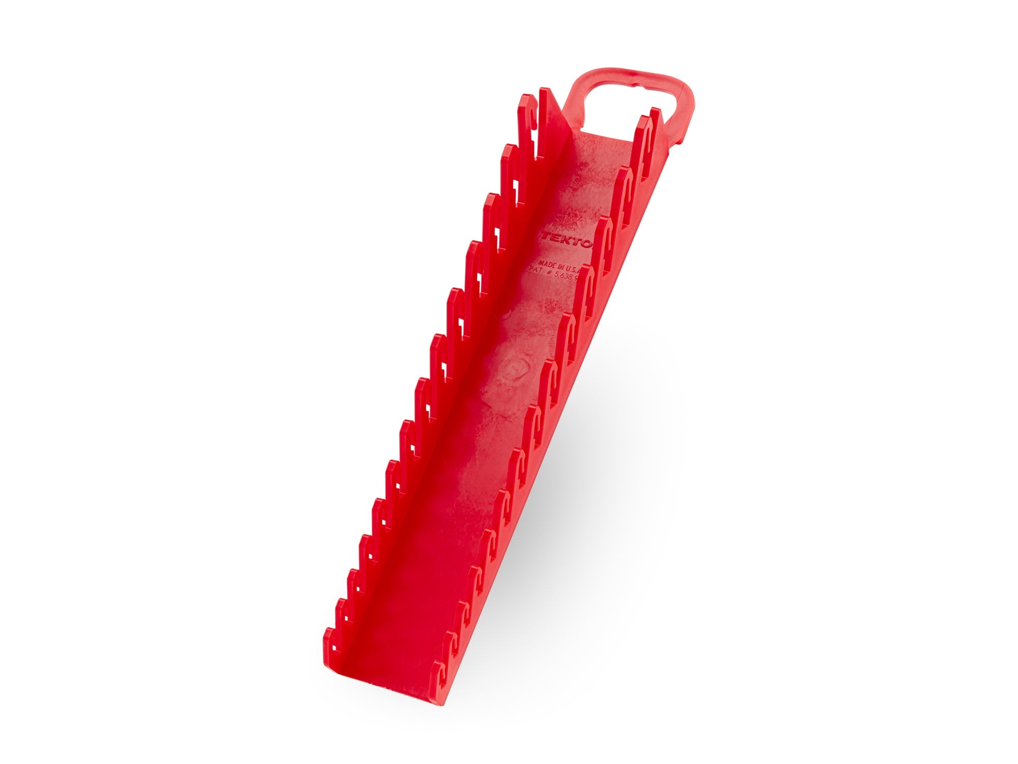 14-Tool Stubby Combination Wrench Holder (Red)