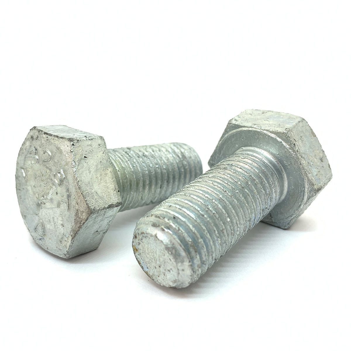 1-8x2-1/4" A325 Structural Hex Bolts Full Thread Hot Dip Galvanized