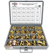 Metric Class 10.9 Hex Flange Frame Bolts & Nuts Assortment Zinc Yellow- 370 PCS