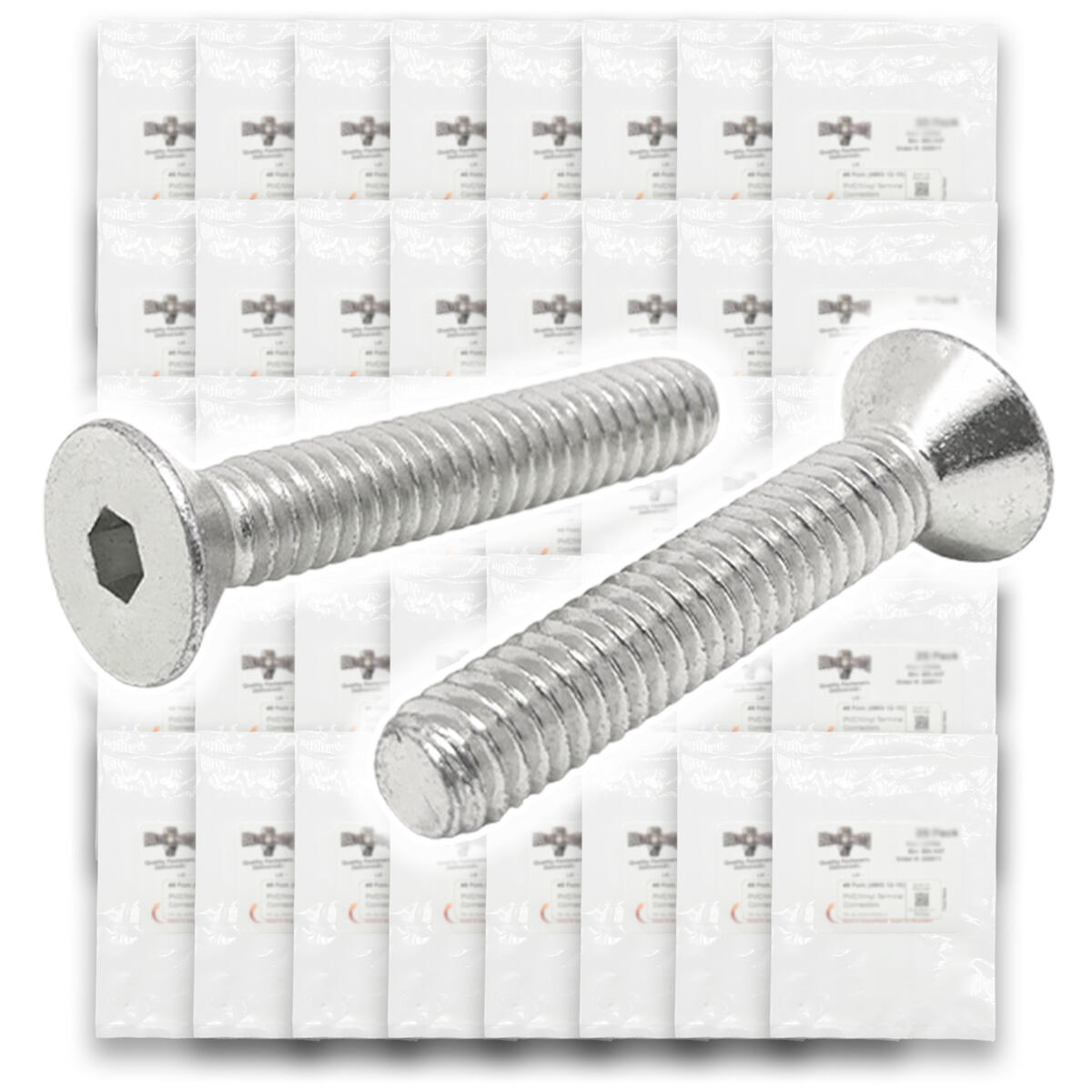 Stainless Steel Flat Head Socket Cap Screws - 1655 PCS