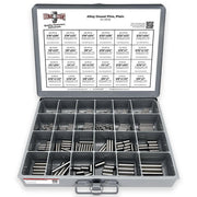 Plain Finish Hardened Alloy Dowel Pins Assortment - 293 PCS
