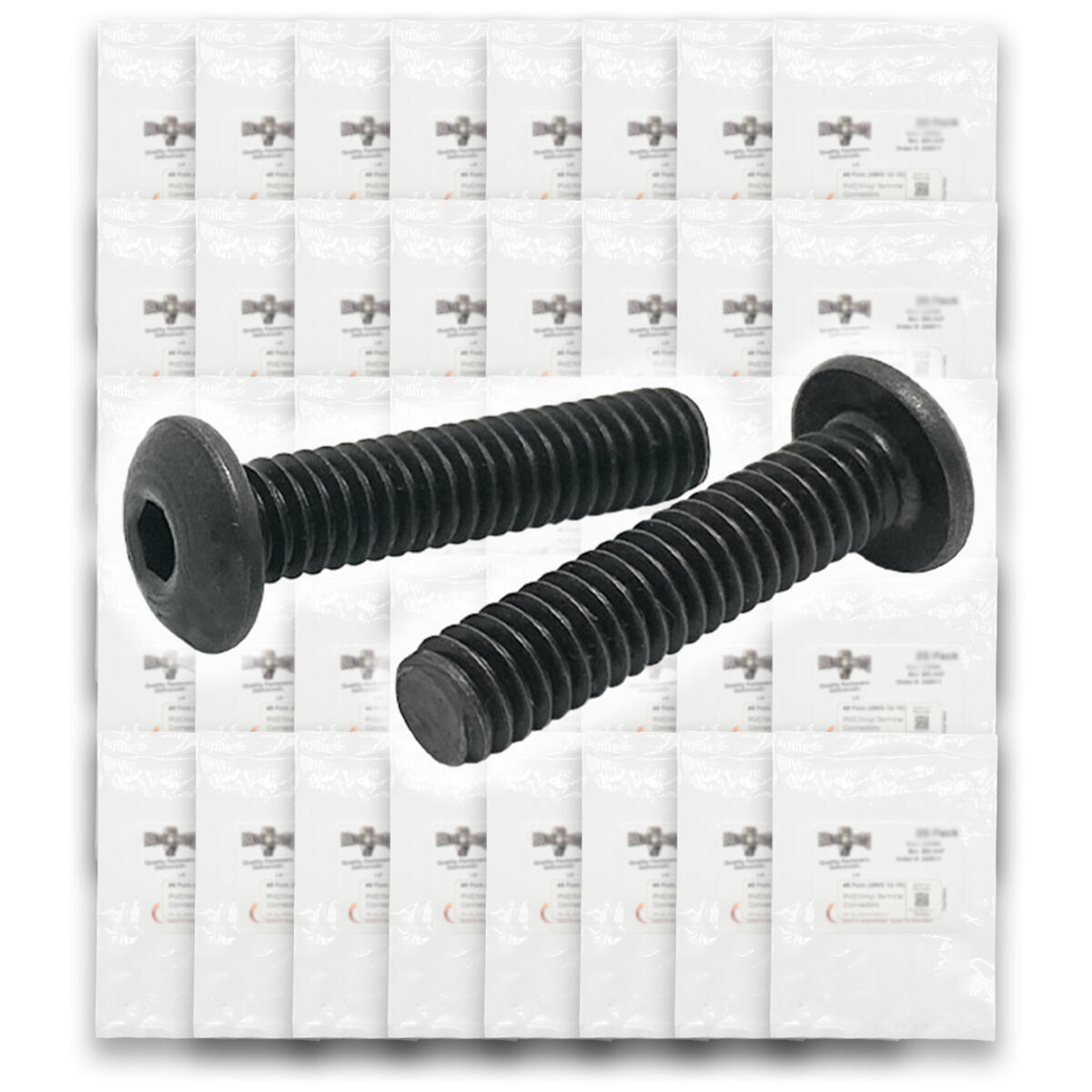 Metric 12.9 Alloy Allen Button Head Socket Cap Screws Bolts Black Oxide Assortment - 904 PCS