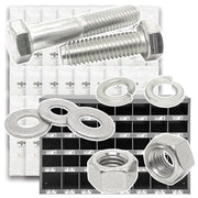 Inch 316 Stainless Hex Cap Screws, Hex Nuts, Flat & Lock Washers - 2012 PCS