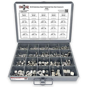 18-8 Stainless Steel Finished Hex Nut Coarse & Fine - 968 pcs