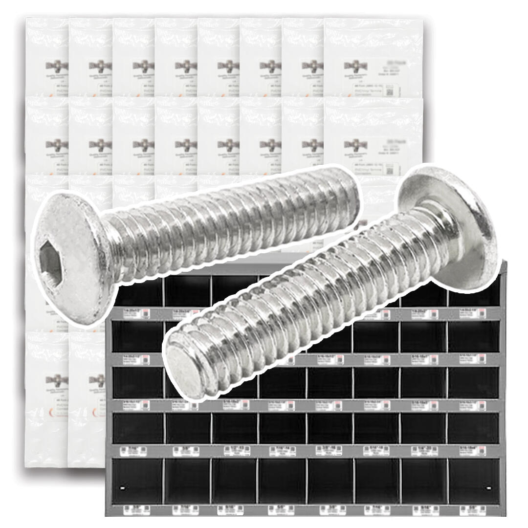 Metric Stainless A2-70 Button Socket Head Cap Screws  - 1511 PCS