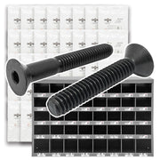 Alloy Flat Head Socket Cap Screws Black Oxide- 1656 PCS