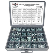 Inch Grade 5 FINE Hex Cap Screws, Hex Nuts, Flat & Lock Washers - 574PCS