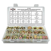 Inch Grade 8 Fine Hex Nut, Flat & Lock Washers Assortment - 351 Pcs