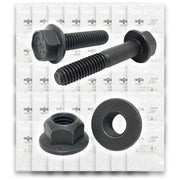 Inch Grade 8 Hex Flange Frame Bolts & Lock Nuts Black Assortment - 351 PCS