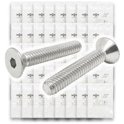 18-8 Stainless Steel Flat Socket Head Cap Screws Coarse Thread - 904 pcs