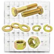 Inch Grade 8 Fine Hex Cap Screws, Hex Nuts, Flat & Lock Washers - 2011 PCS