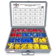 PVC/Vinyl Insulated Terminal Connectors Assortment - 961 Pieces