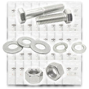 Metric Class A2 Stainless Coarse Hex Cap Screws, Hex Nuts, Flat & Lock Washers - 2011 PCS
