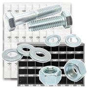Metric Class 10.9 Coarse Hex Cap Screws, Hex Nuts, Flat & Lock Washers - 2012 PCS