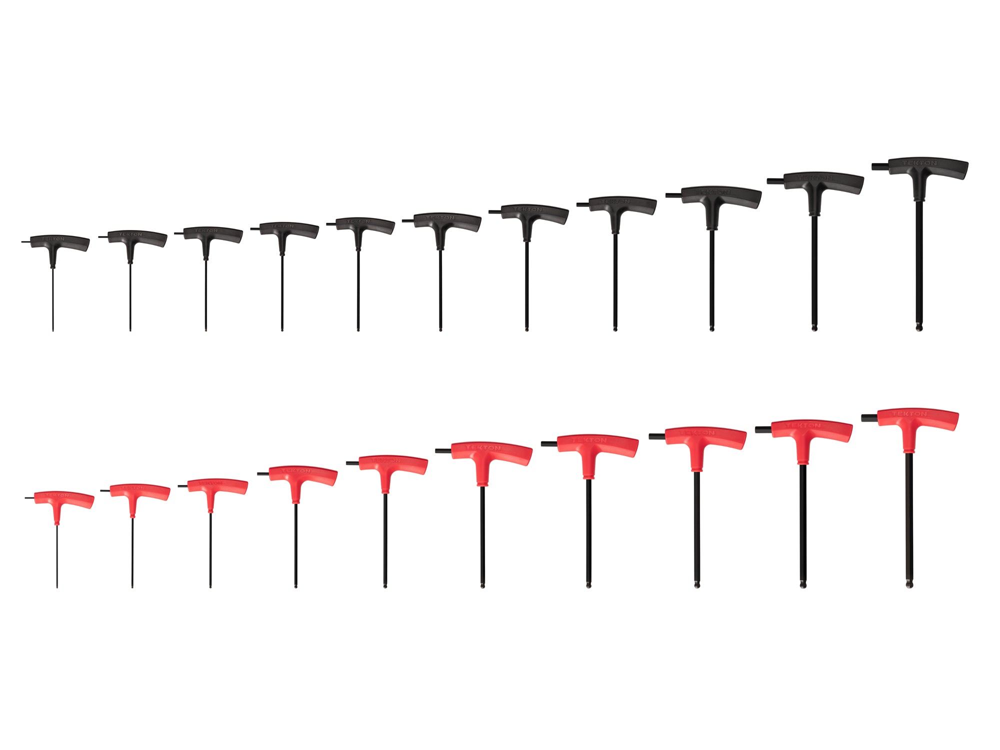 Ball End Hex T-Handle Key Set, 21-Piece (5/64 - 3/8 in., 2 - 10 mm)