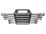 Long Flex Head 12-Point Ratcheting Box End Wrench Set with Holder, 6-Piece (1/4-13/16 in.)