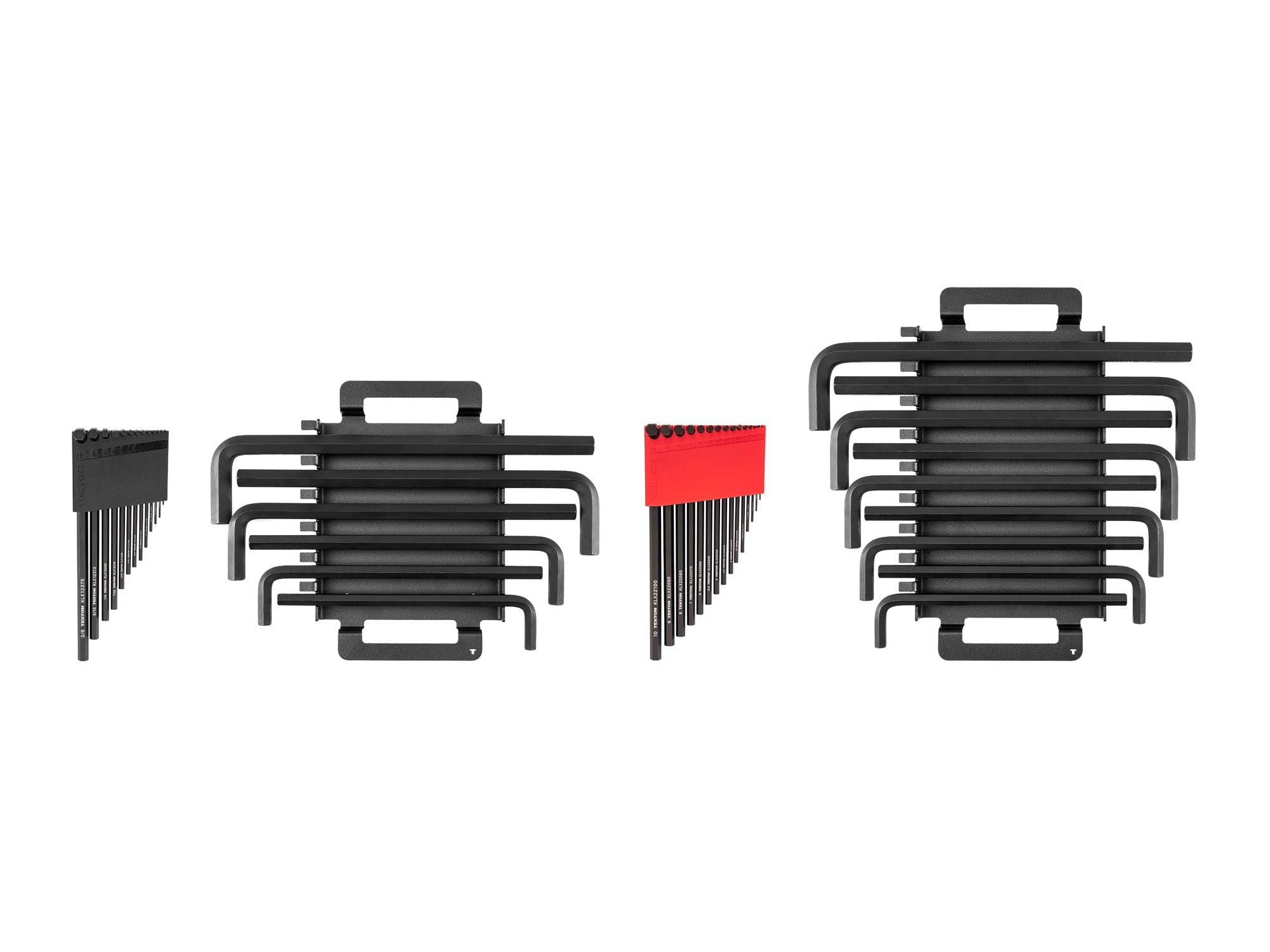 Flat End Hex L-Key Set with Holders and Racks, 43-Piece (0.050-3/4 in., 1.3-19 mm)