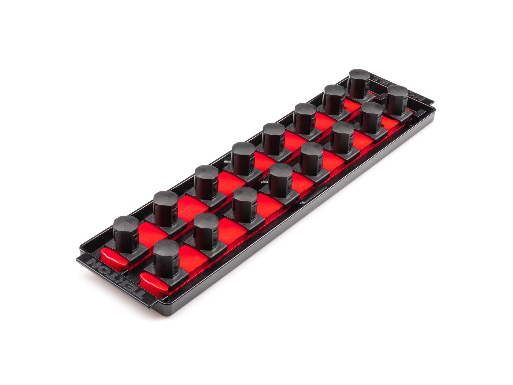 3/4 Inch Drive 2-Rail Socket Organizer Set, Red (16-Tool)