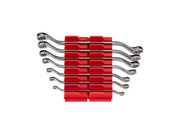 45-Degree Offset Box End Wrench Set with Modular Organizers, 7-Piece (6 - 19 mm)