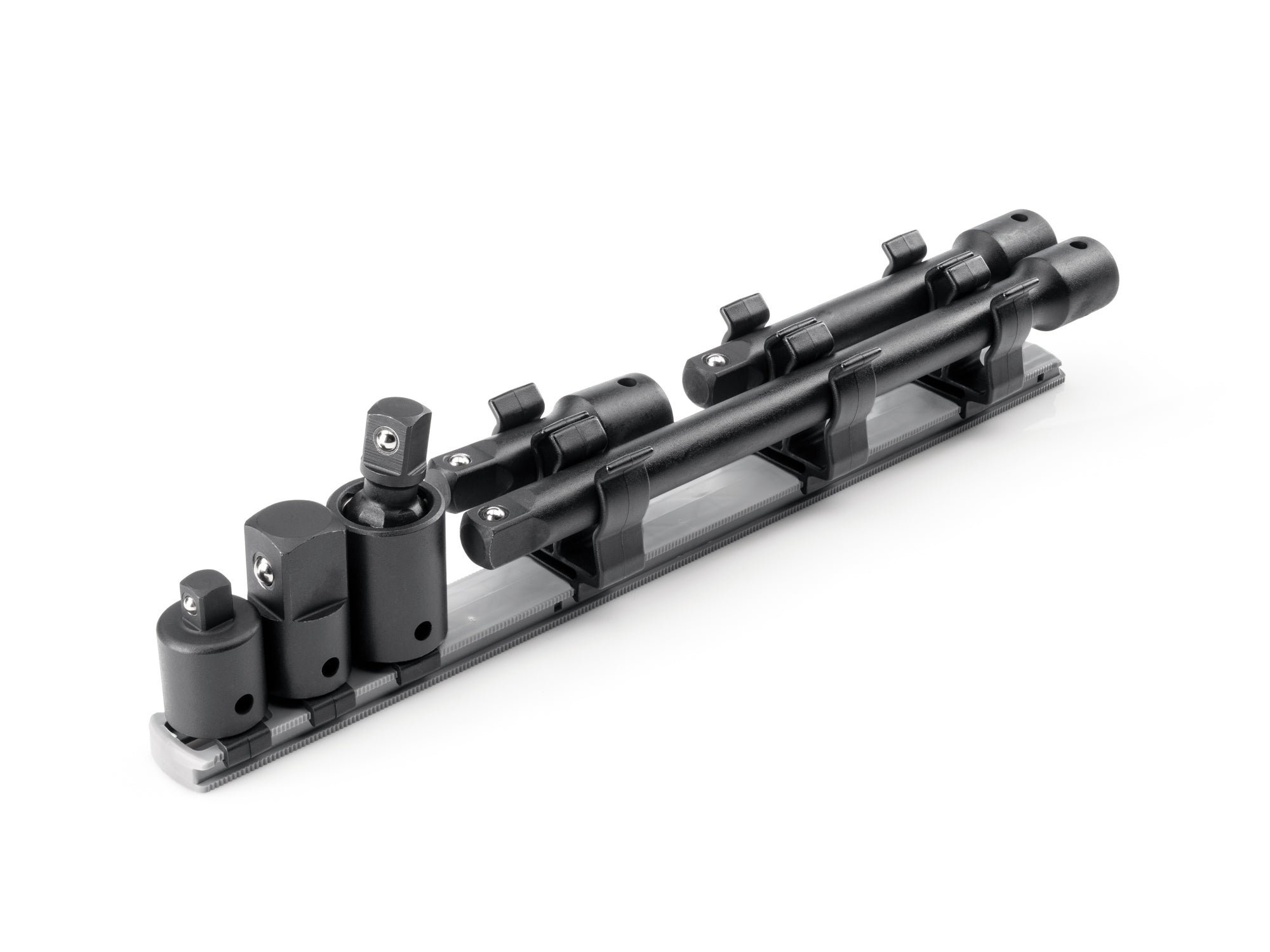 1/2 Inch Drive Impact Extension and Accessory Set with Rail (6-Piece)