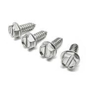 #14x3/4" Stainless Steel Slotted Hex Washer Head Self Tapping Sheet Metal Screws