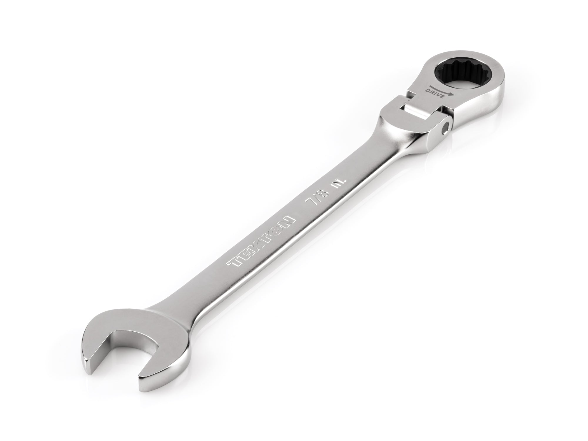 7/8 Inch Flex Head 12-Point Ratcheting Combination Wrench