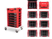 6-Drawer Rolling Stack with Tool Box (L-BOXX 2) and Parts Trays