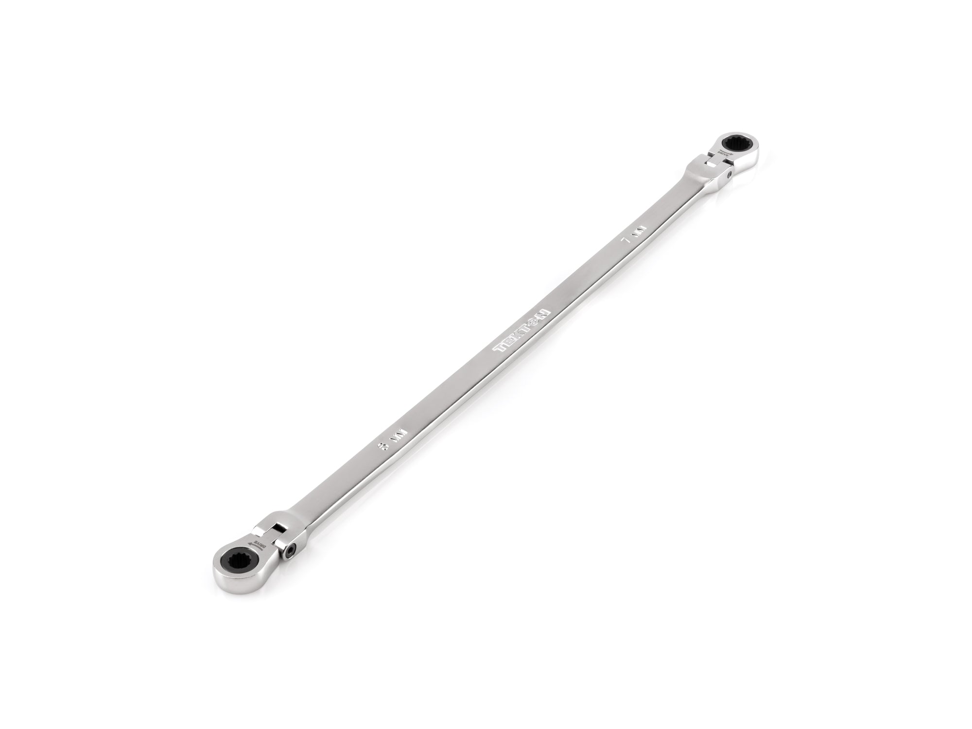 6 x 7 mm Long Flex Head 12-Point Ratcheting Box End Wrench