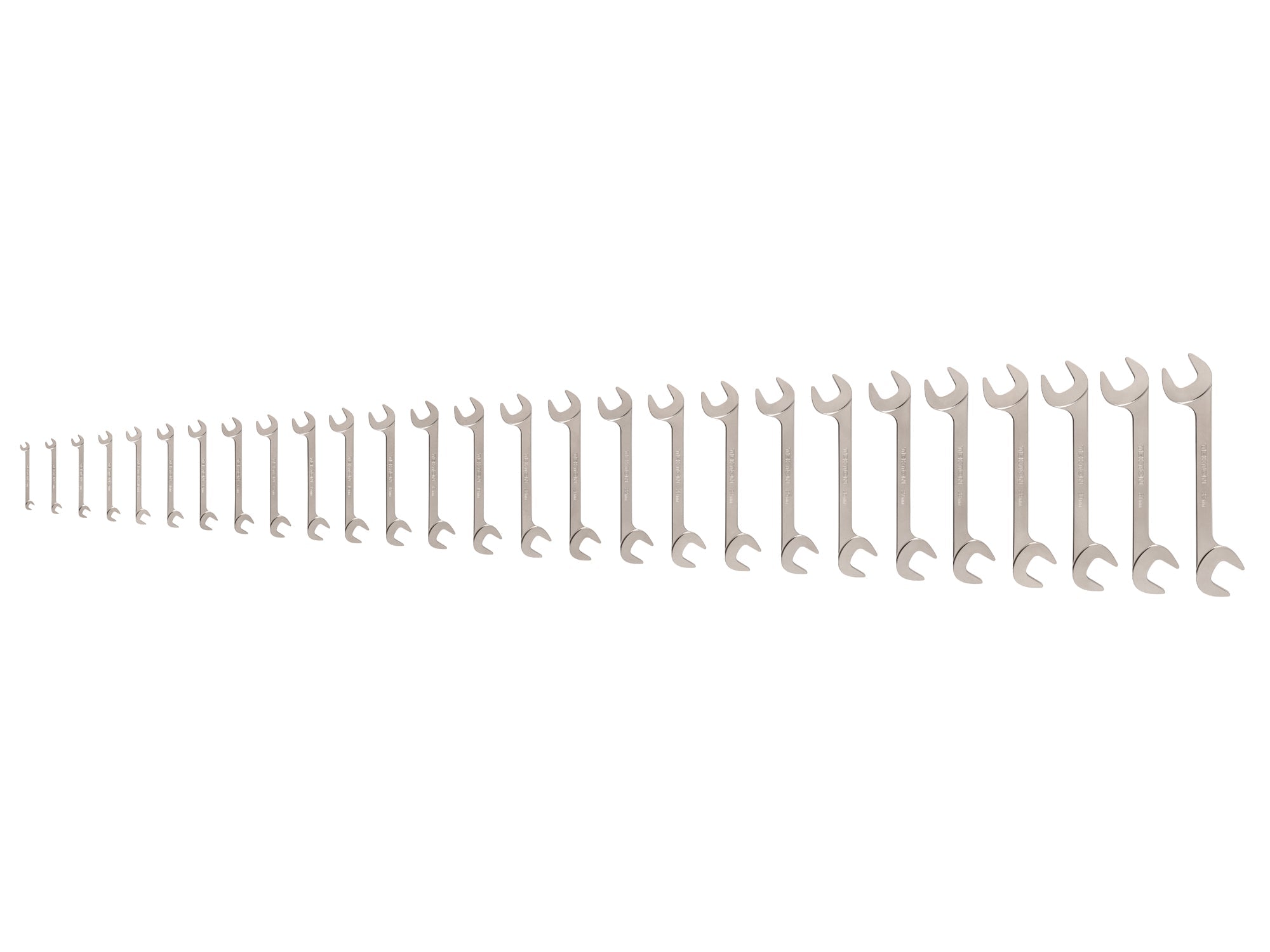 Angle Head Open End Wrench Set, 27-Piece (6-32 mm)