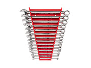 Combination Wrench Set with Rack, 14-Piece (6-19 mm)