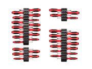 Phillips, Slotted, Torx, Square Screwdriver Set with Modular Organizers - 4 Inch Shanks (35-Piece)