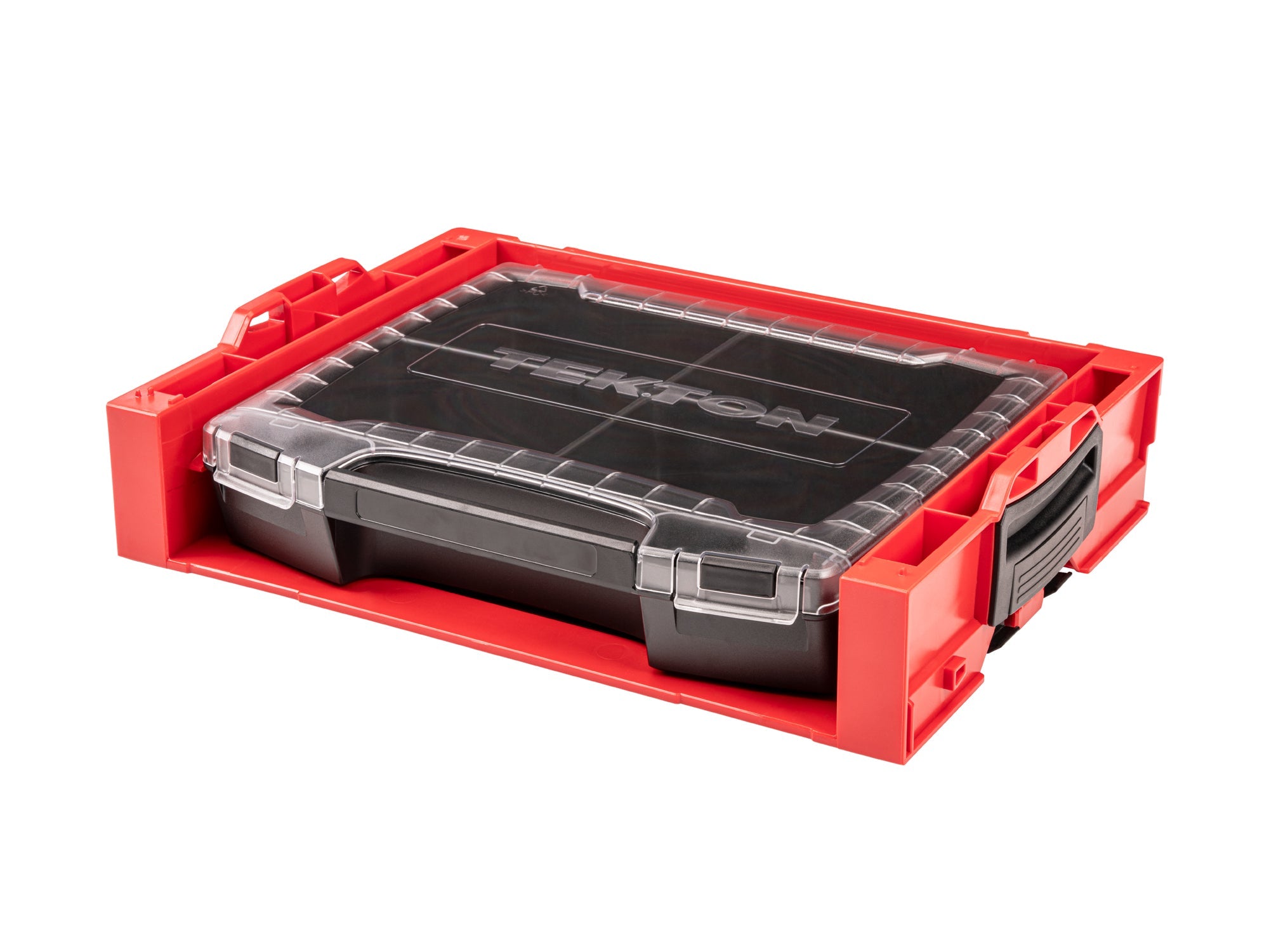 Lidded Drawer (i-BOXX) with 4-Cavity Parts Tray and Stacking Drawer Rack