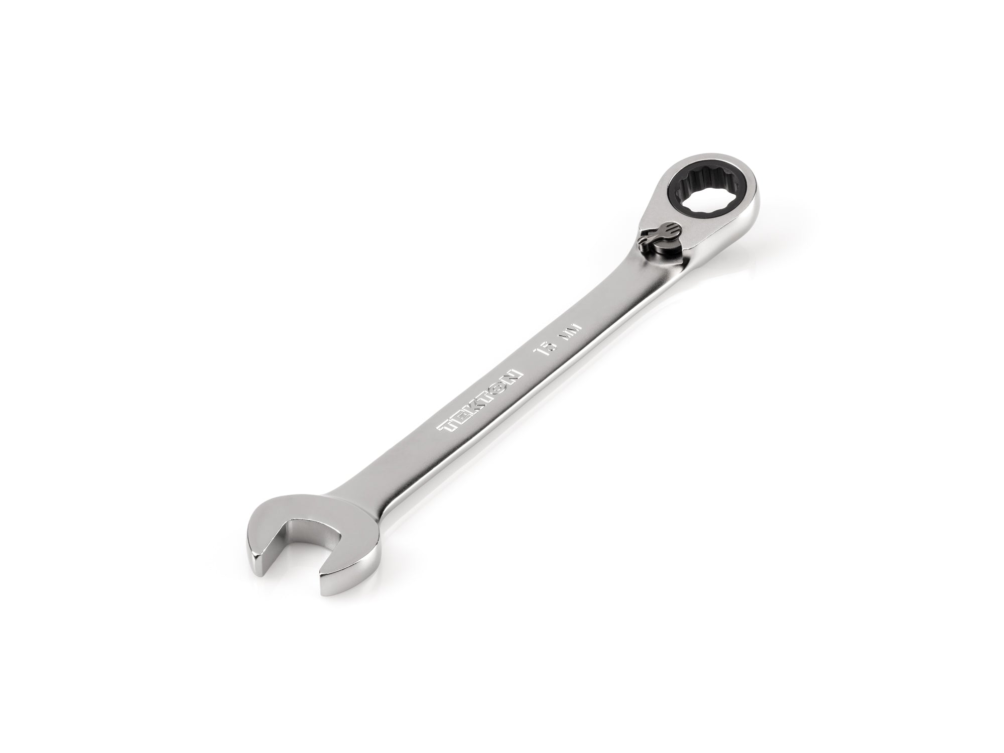15 mm Reversible 12-Point Ratcheting Combination Wrench
