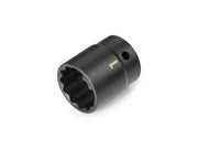 1/2 Inch Drive x 1 Inch Shallow 12-Point Impact Socket