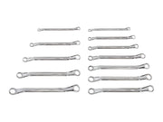 45-Degree Offset Box End Wrench Set, 12-Piece (1/4 - 13/16 in., 6 - 19 mm)