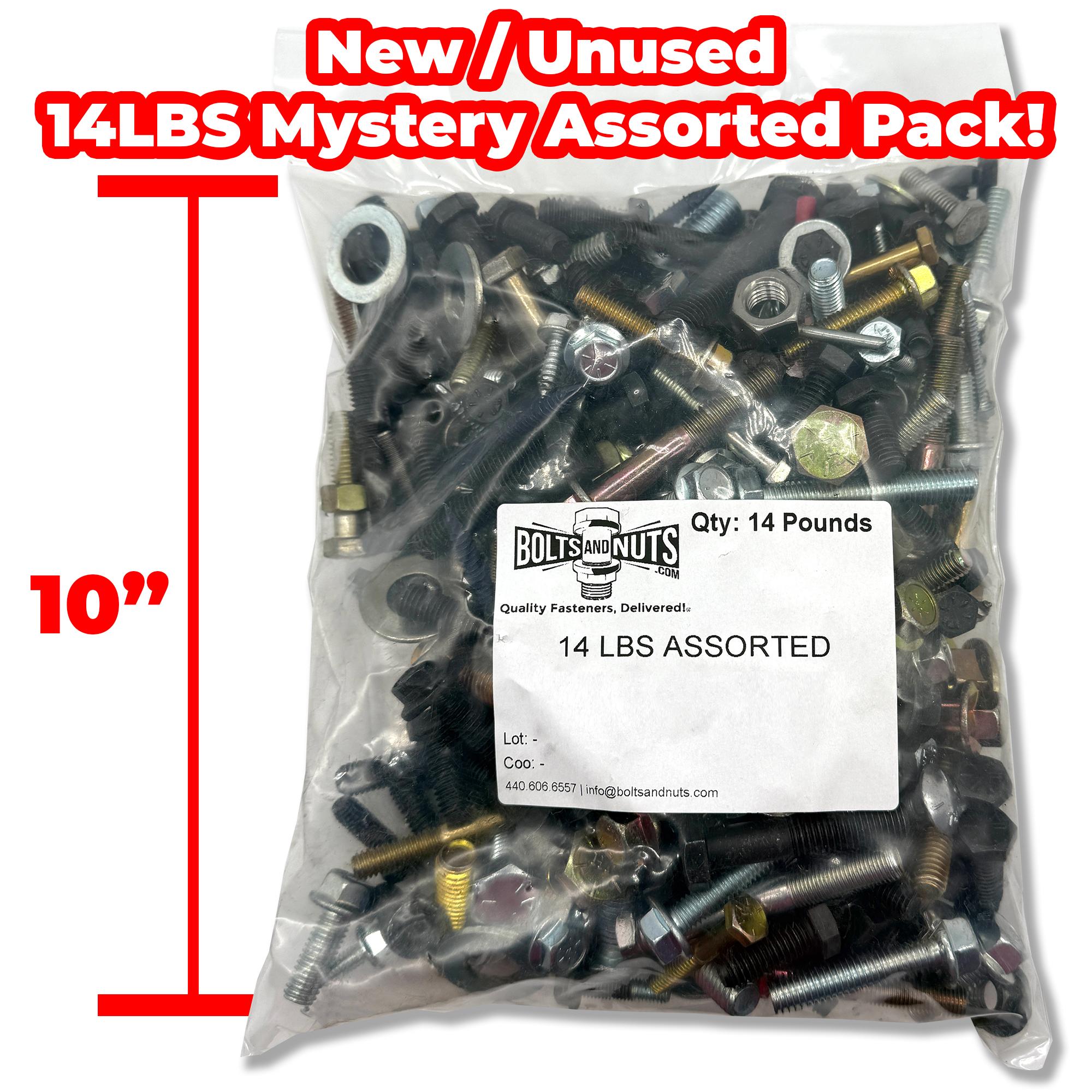14, 28, or 42LBS Miscellaneous Assorted North American Hex Cap Screws! Mystery Pack!