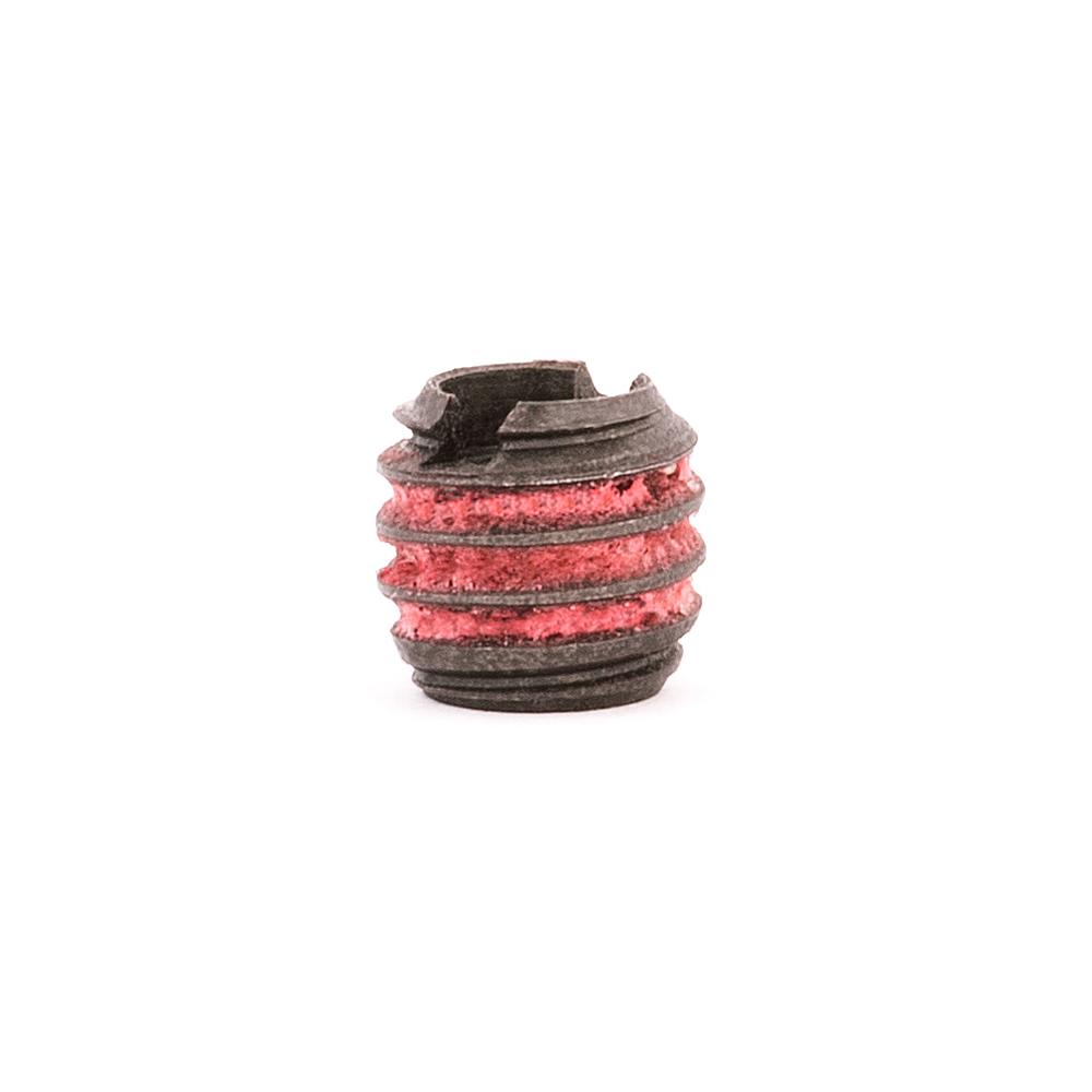 #8-32 x 5/16"-18 Carbon Steel Standard Wall Thread Insert for Metal w/ Red Loctite