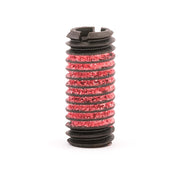 1/4"-20 x 7/16"-14 x 1" Length Carbon Steel Standard Wall Thread Insert for Metal w/ Red Loctite
