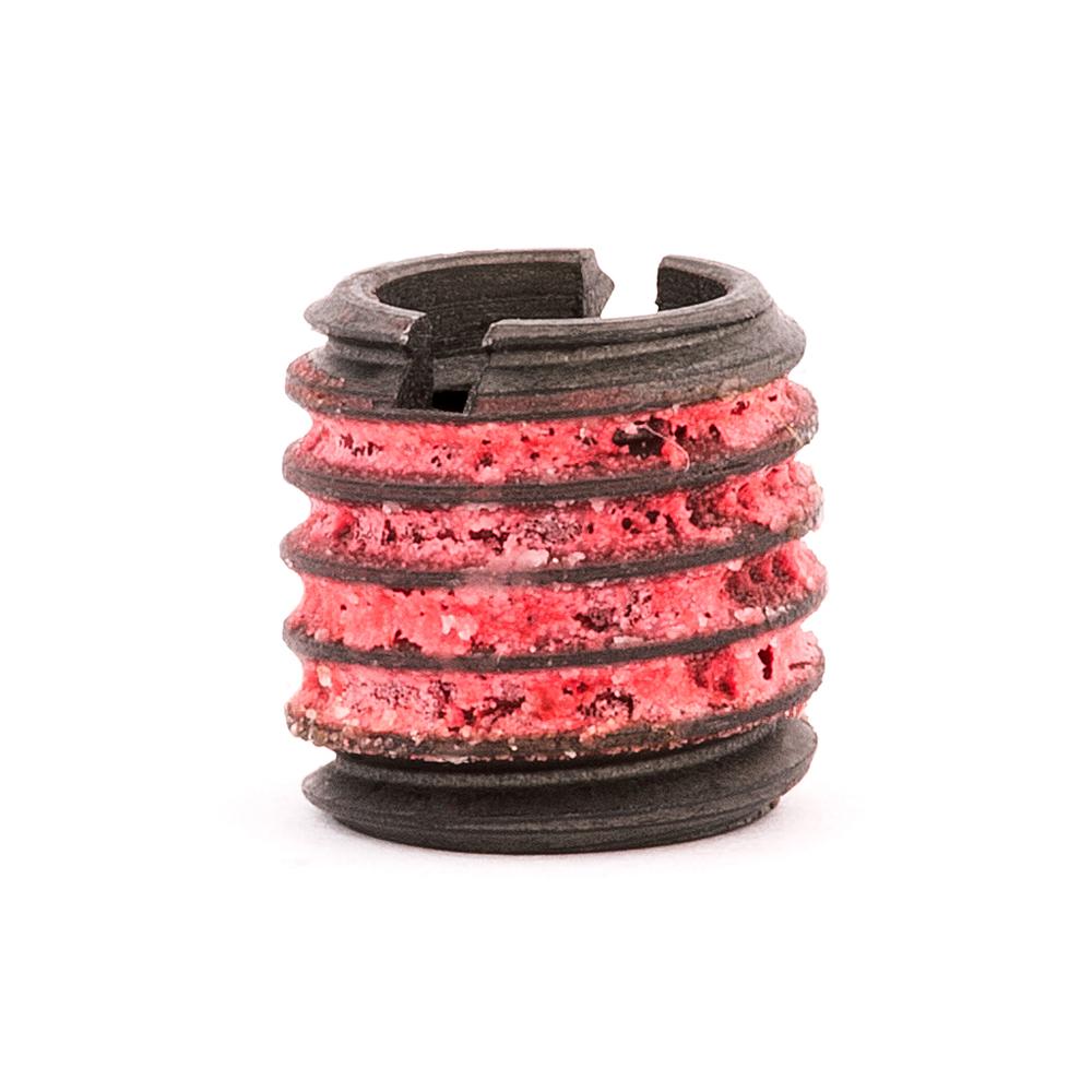 5/16"-24 x 1/2"-13 Carbon Steel Standard Wall Thread Insert for Metal w/ Red Loctite