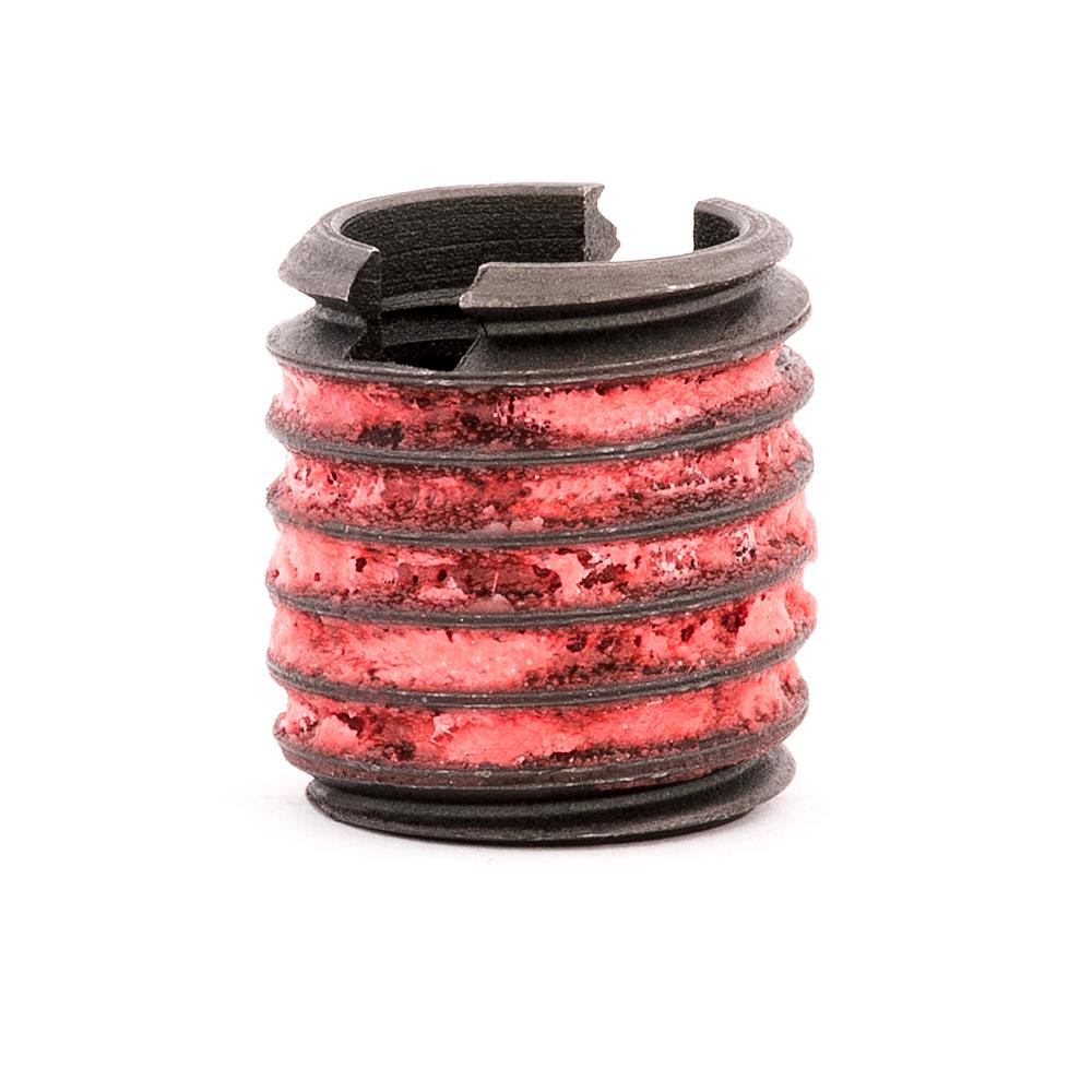 7/16"-20 x 5/8"-11 Carbon Steel Standard Wall Thread Insert for Metal w/ Red Loctite