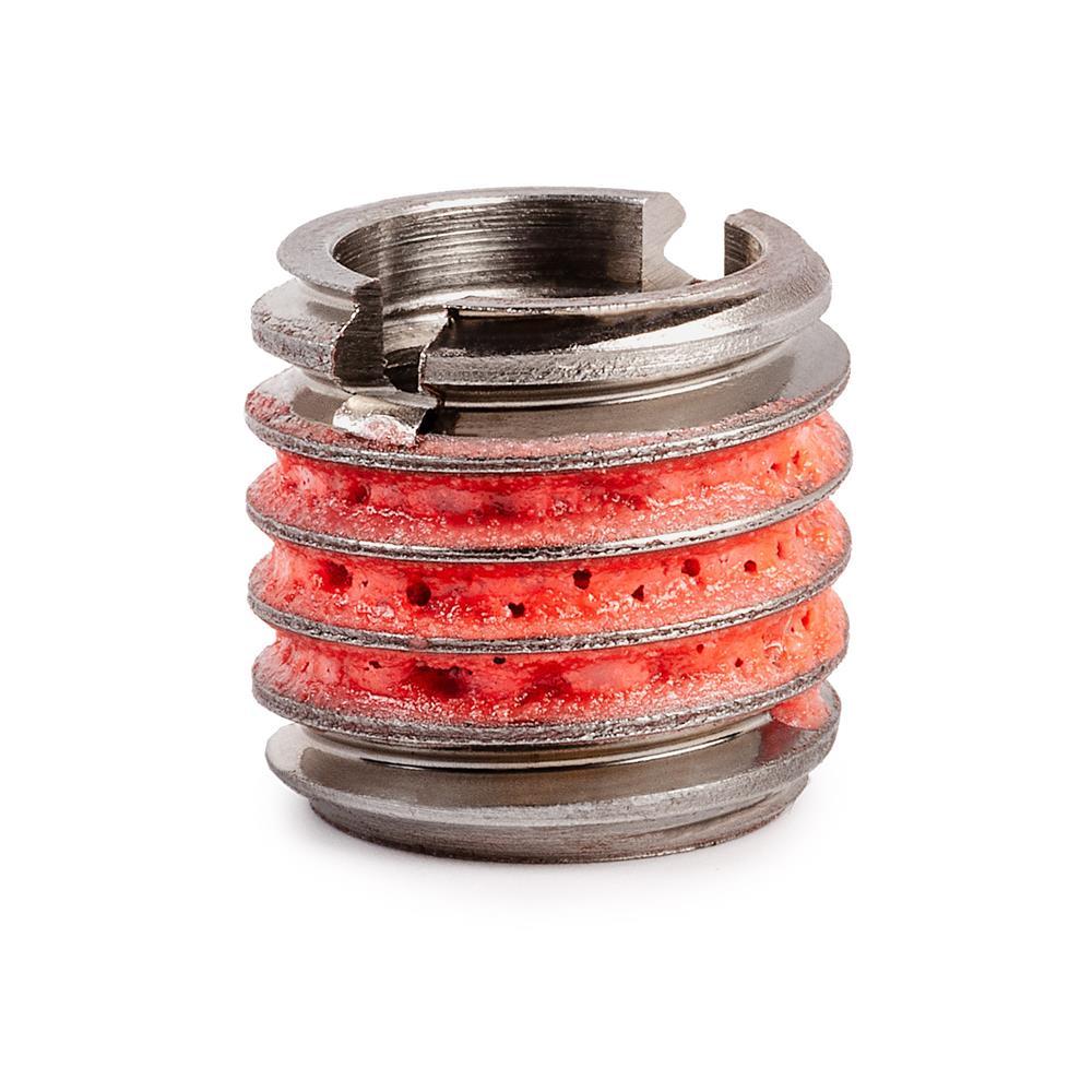 M10-1.5 x M16-2.0 Stainless Steel Standard Wall Thread Insert for Metal w/ Red Loctite
