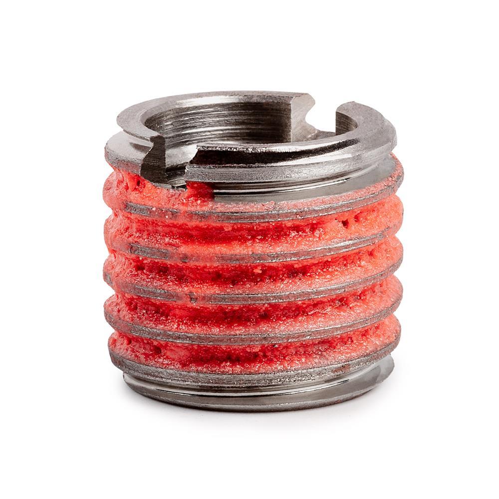 M12-1.75 x M16-2.0 Stainless Steel Standard Wall Thread Insert for Metal w/ Red Loctite