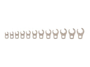 3/8 Inch Drive 6-Point Flare Nut Crowfoot Wrench Set, 12-Piece (8 - 19 mm)