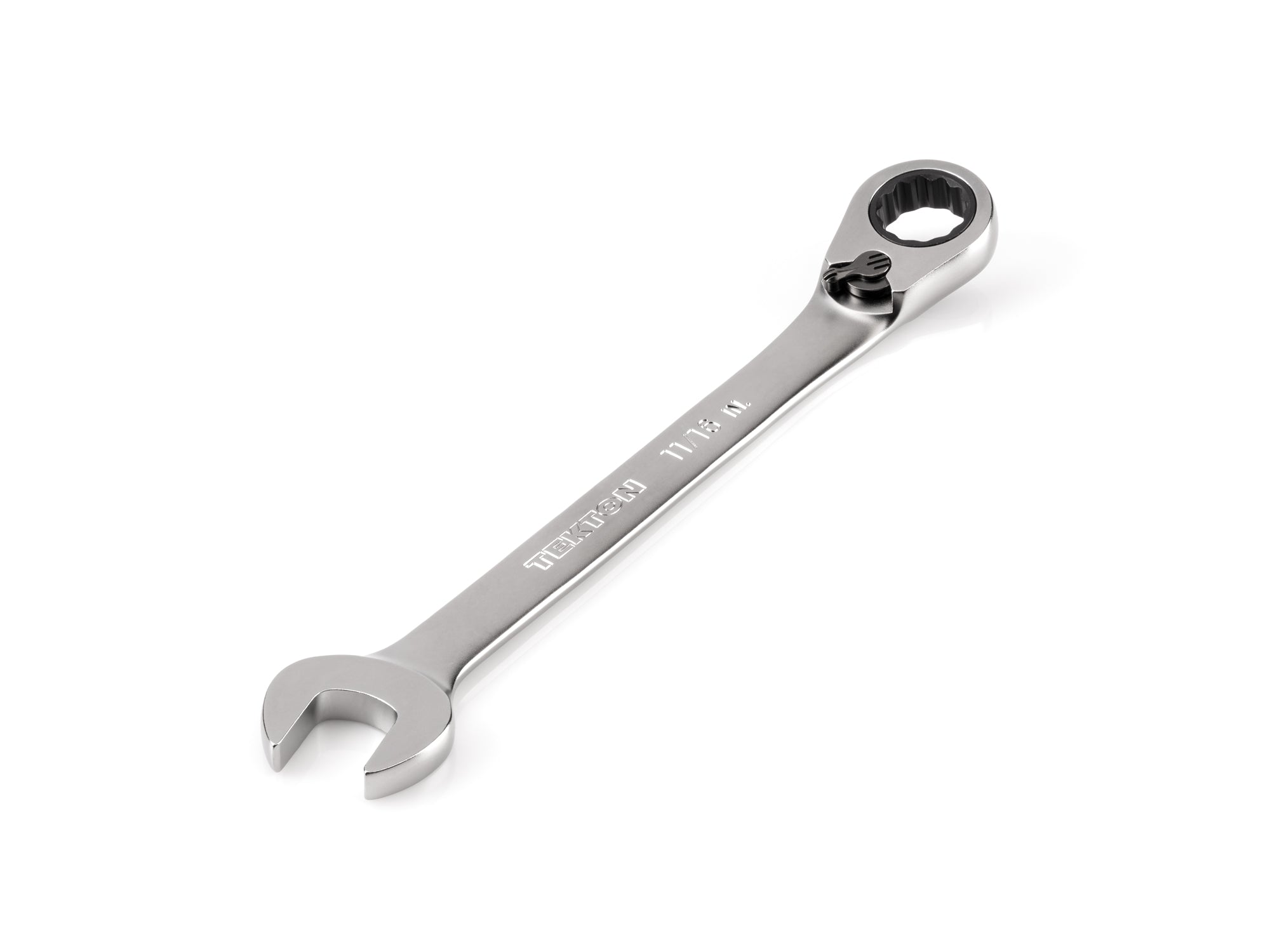 11/16 Inch Reversible 12-Point Ratcheting Combination Wrench